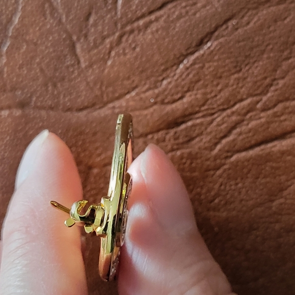 Vintage Signed Swarovski Swirly Heart Brooch! - Picture 5 of 8